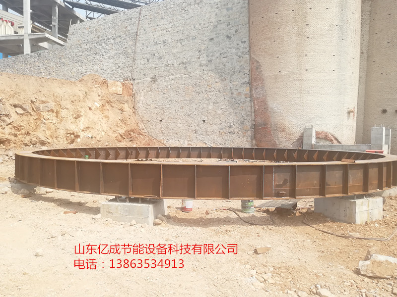 施工現場(chǎng)圖：散裝庫環(huán)梁